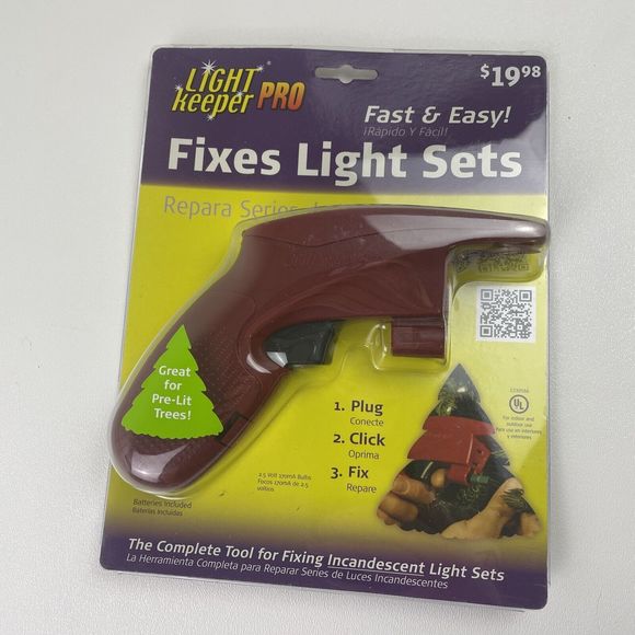 Light Keeper Pro Christmas Lights Tester Repair Tool Tree Fixer Holiday New - Picture 1 of 6